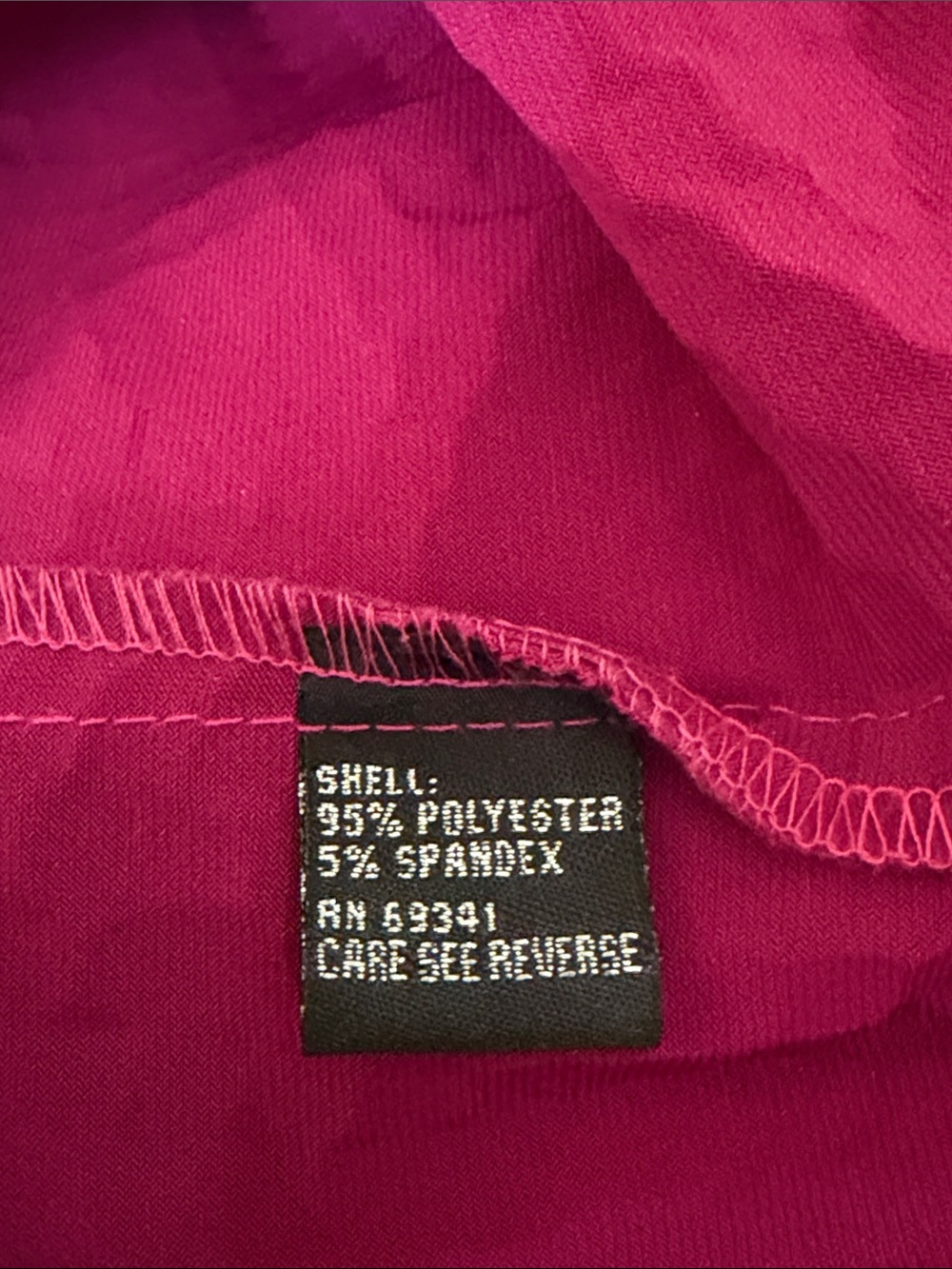 Lisa International Women's Fuchsia Studded Zip-Front Jacket size M new - Picture 5 of 6